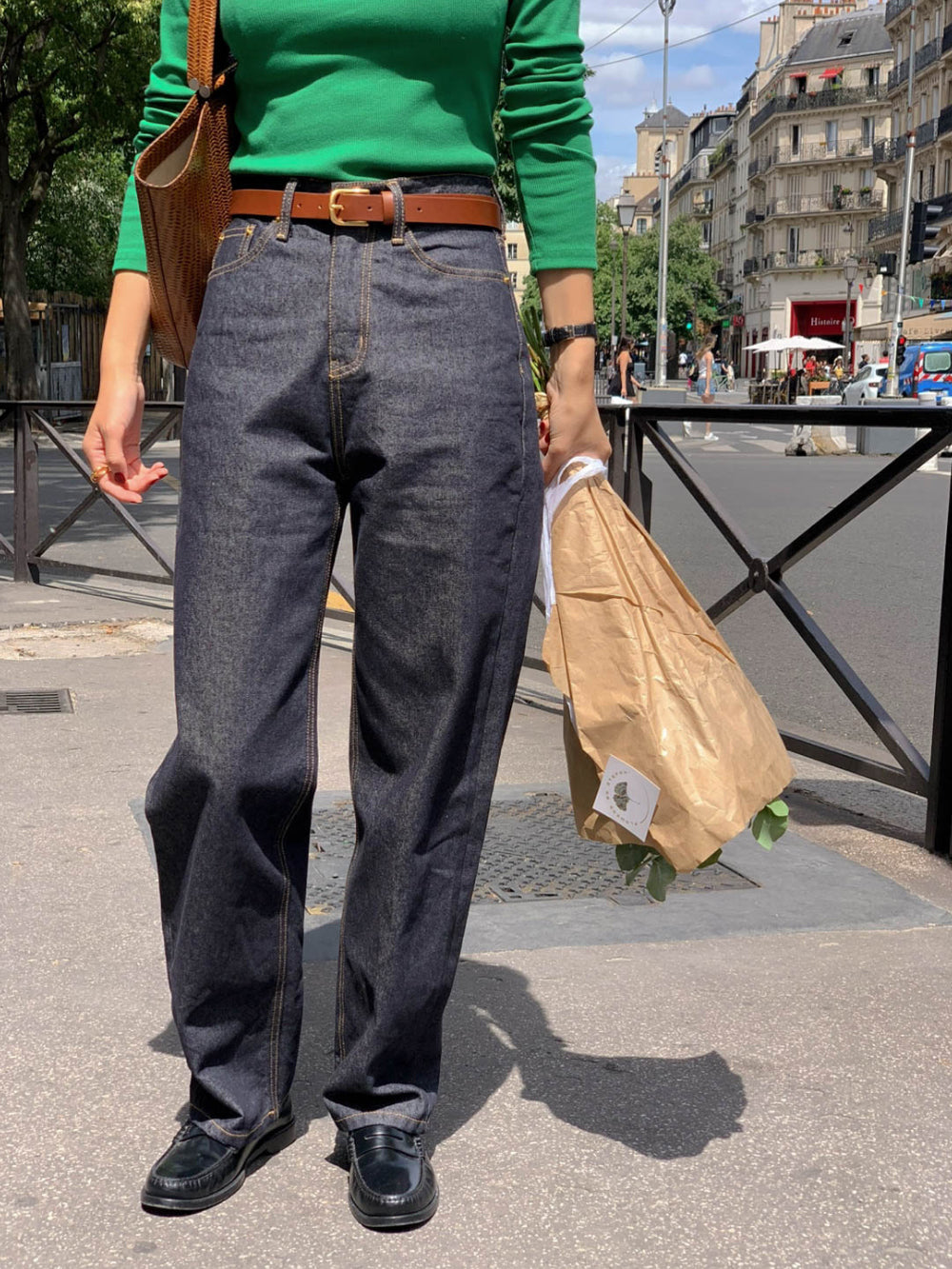 Hua Non-Fade Raw Denim Pants