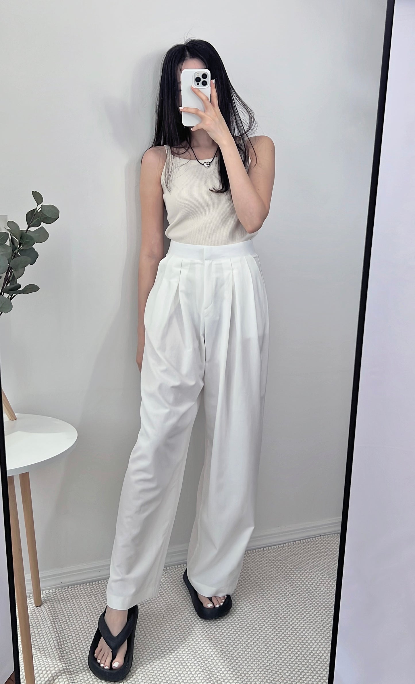 Tom Halter Waffle Sleeveless Top