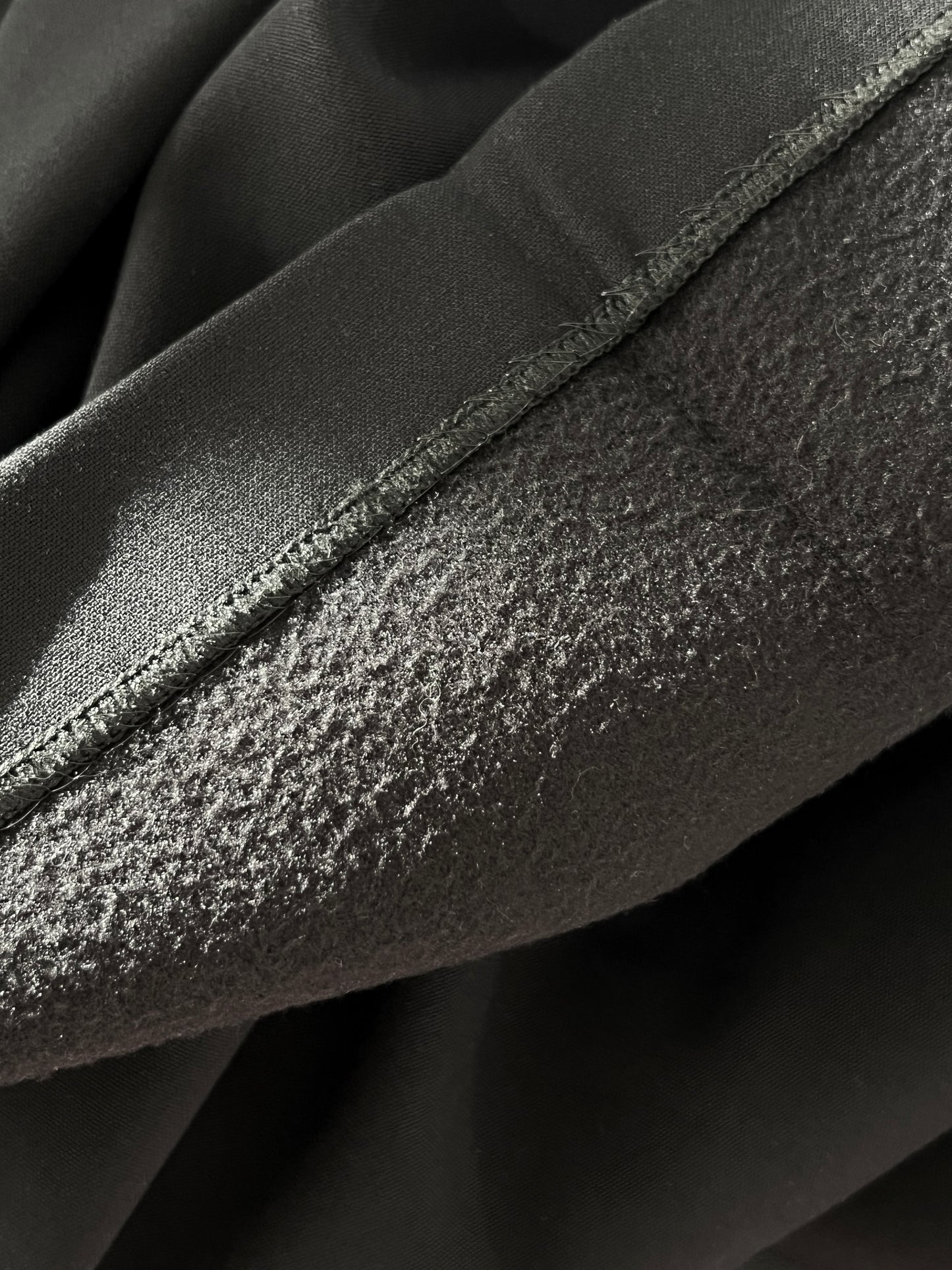 Juliana Two Pintucks Wide Thick Fleece Slacks Pants