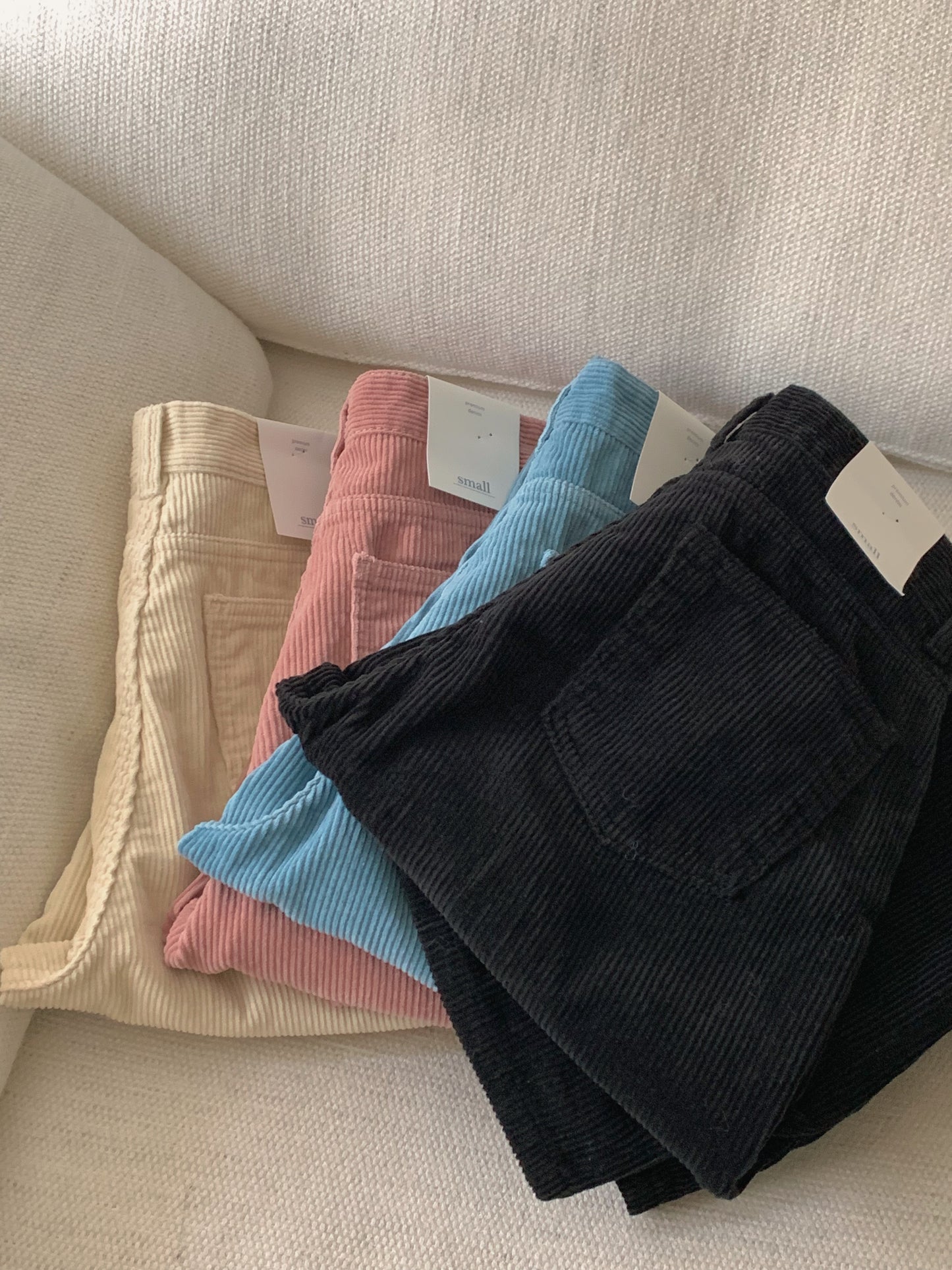 Luna Corduroy Straight Pants