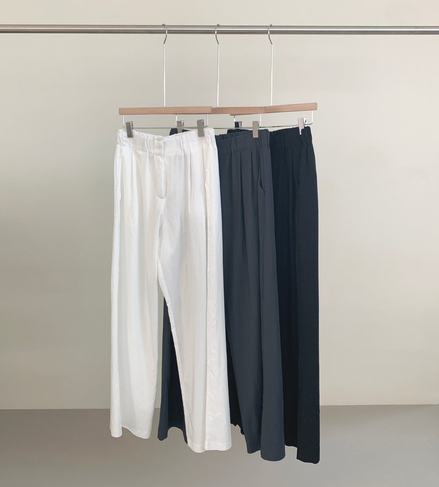 May Summer Banding Wide Pants