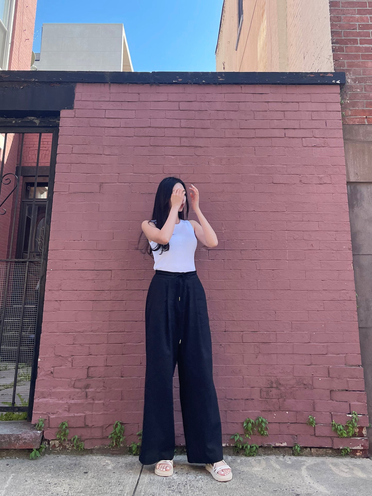 Lara Waffle Sleeveless Top