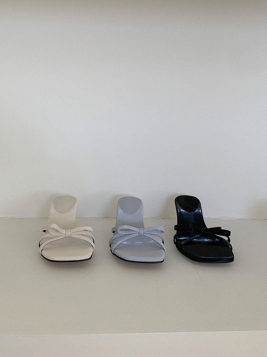 Betty Ribbon Strap Mules