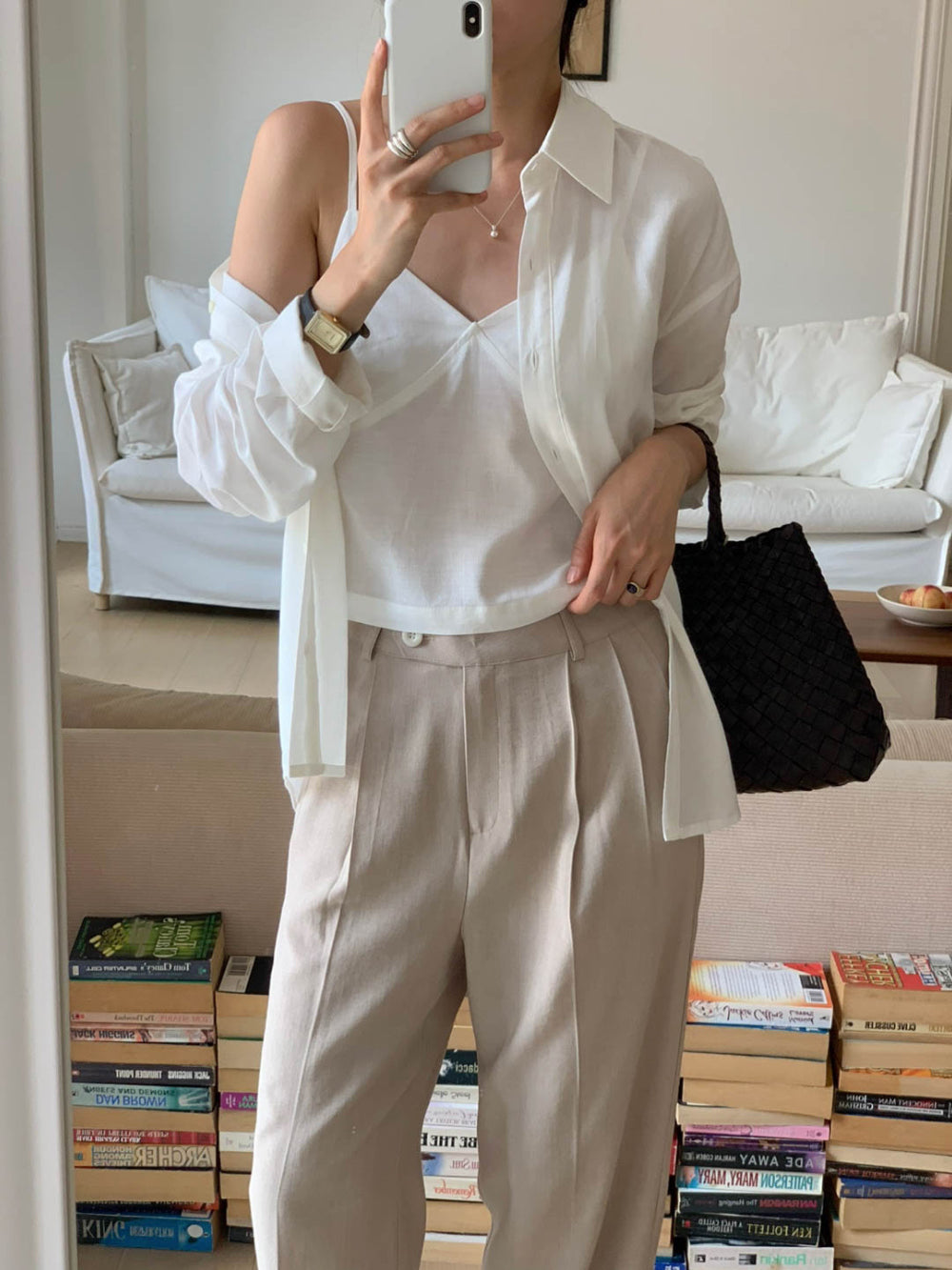 Laya Linen Blouse Set