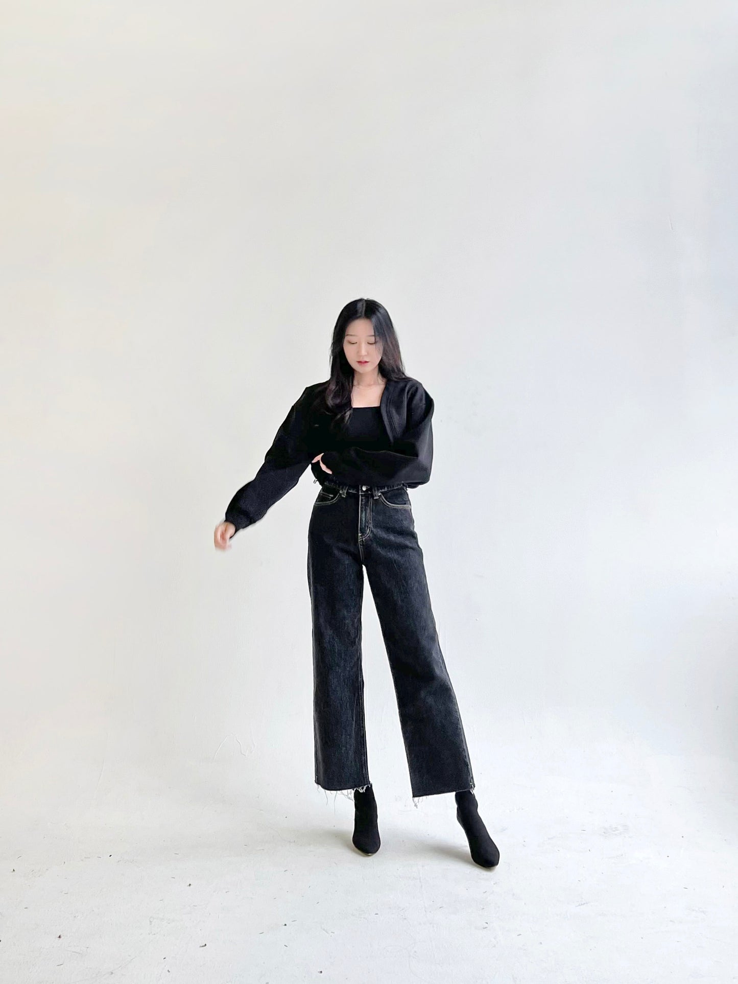 Nadia Wide Flare Denim Pants