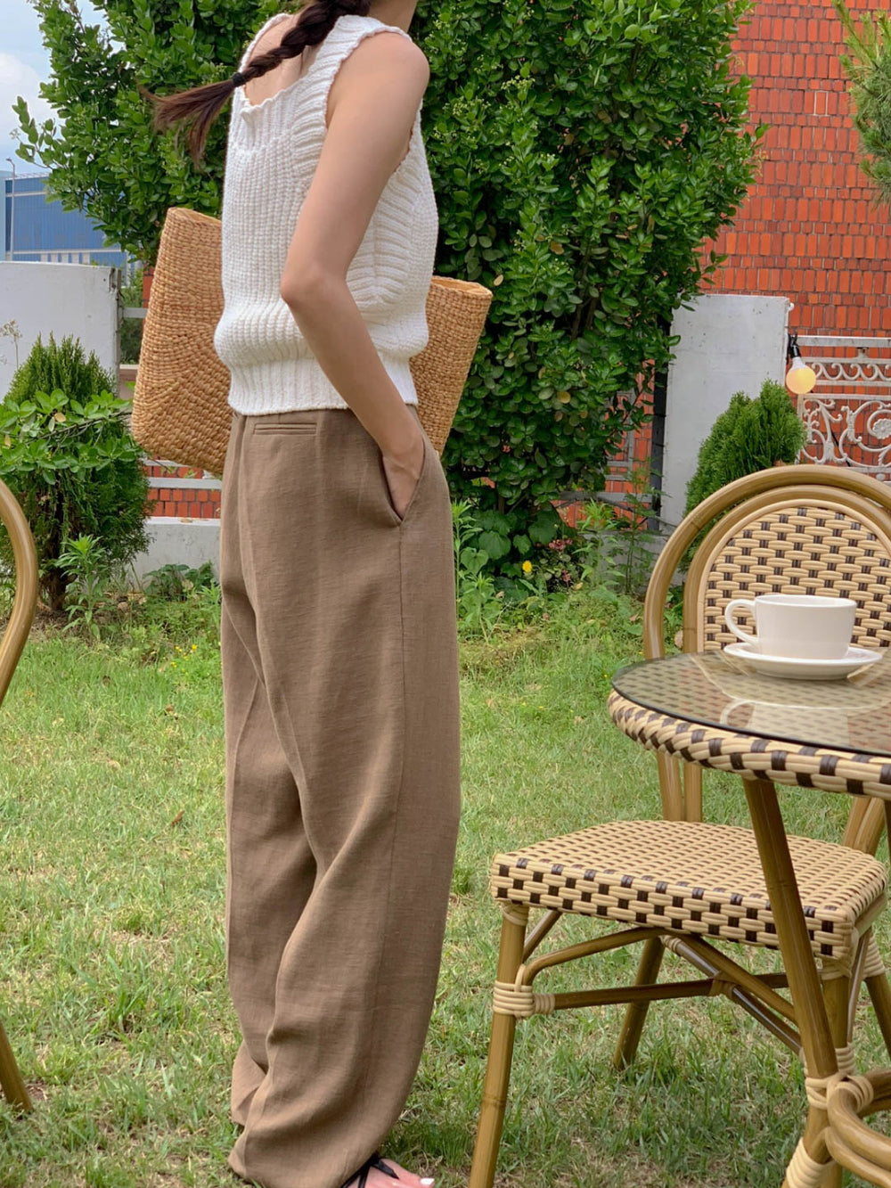 Lynn Linen Slacks Pants