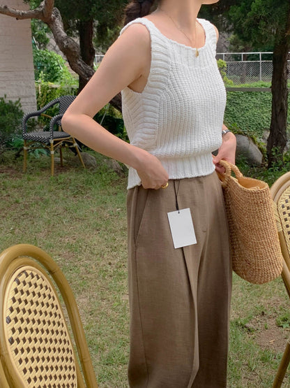 Lynn Linen Slacks Pants