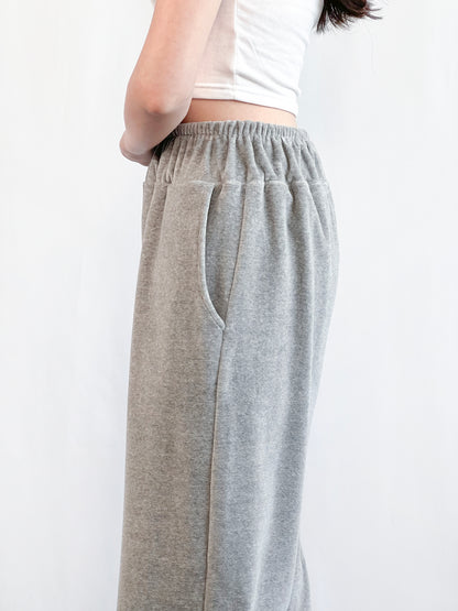 Alia Velour Banding Pants