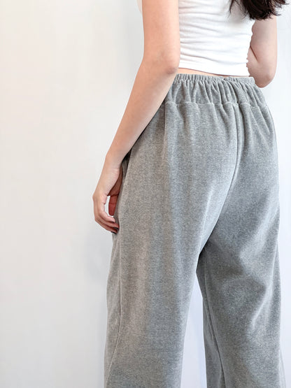 Alia Velour Banding Pants