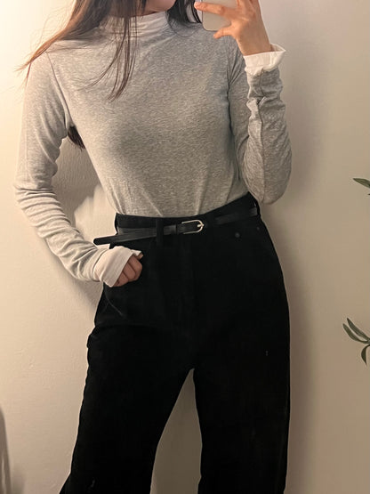 Blake Layered Turtleneck Top with Warmer