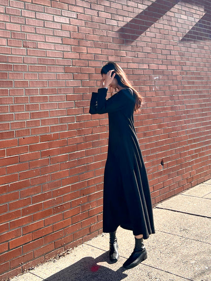 maxi fleece dress Sofia Fleece Maxi Long Dress ii_
