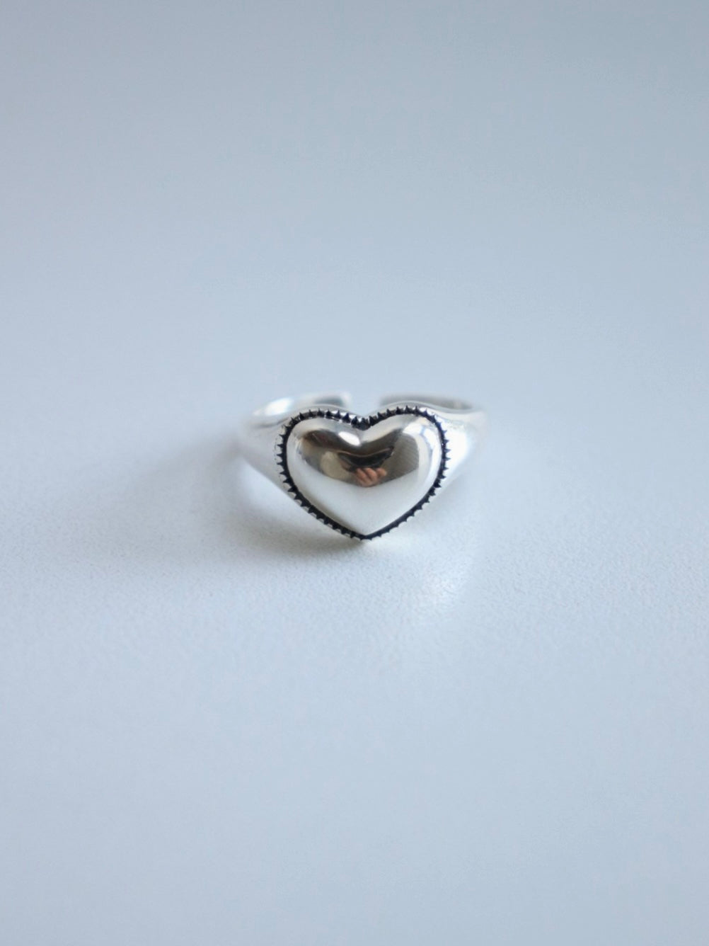 [Silver925] Melissa Silver Heart Ring