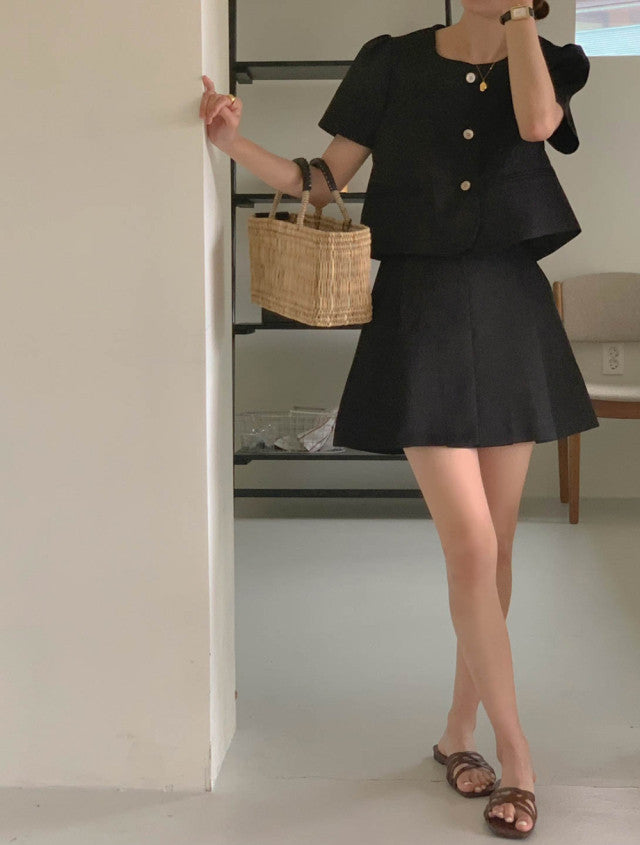 Kiana Summer Tweed Skirt