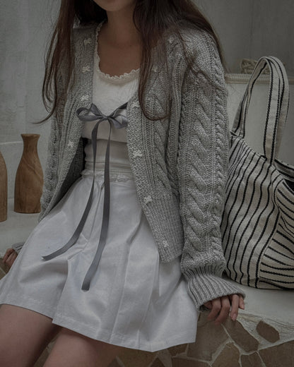 Alannah Bow Knit Cardigan