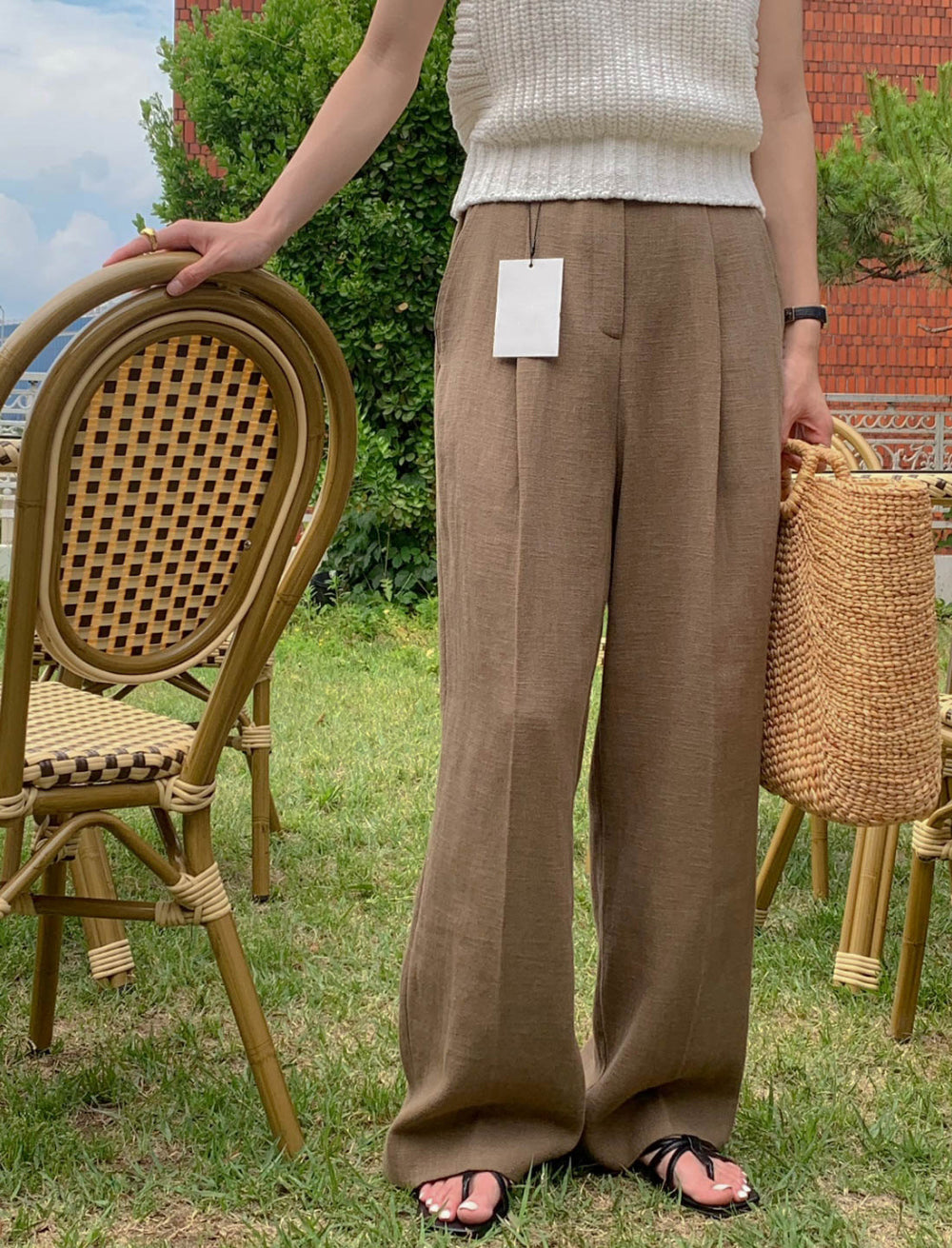 Lynn Linen Slacks Pants