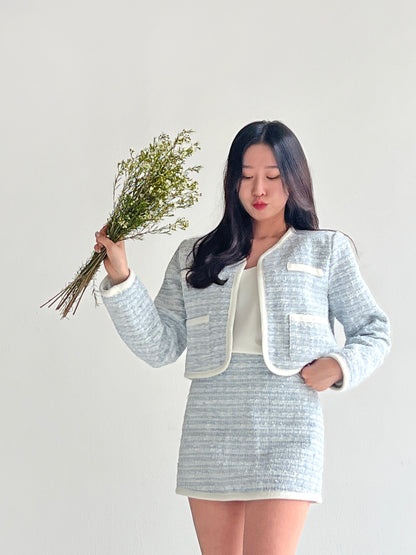 Bibi Tweed Jacket + Skirt Set