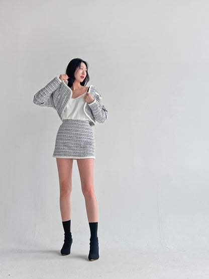 Bibi Tweed Jacket + Skirt Set