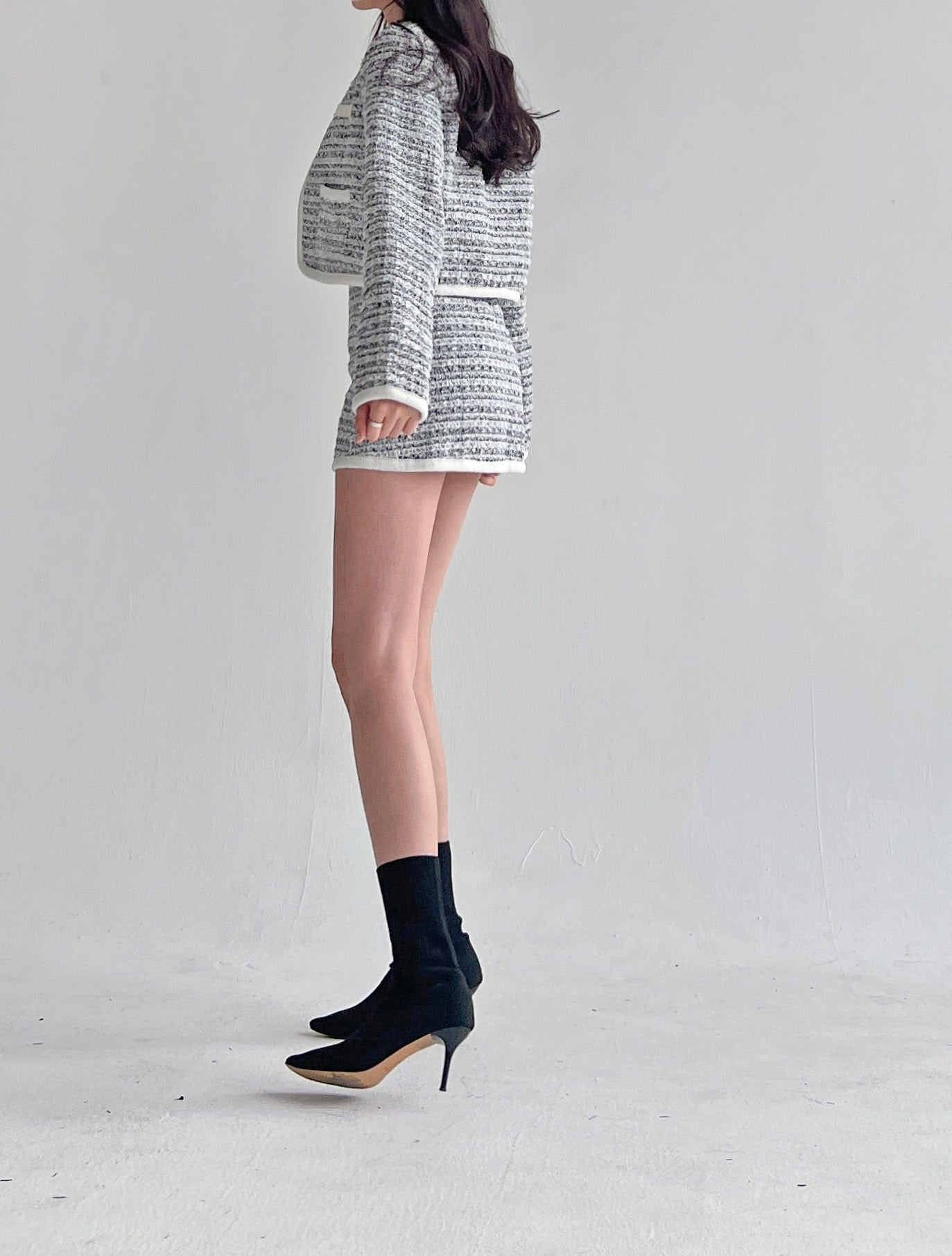 Bibi Tweed Jacket + Skirt Set