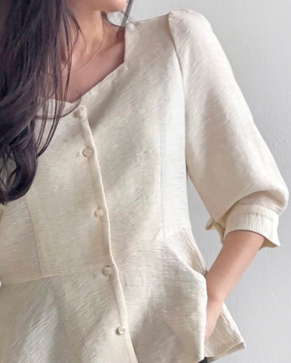 Lovely Lily Puff Sleeve Blouse